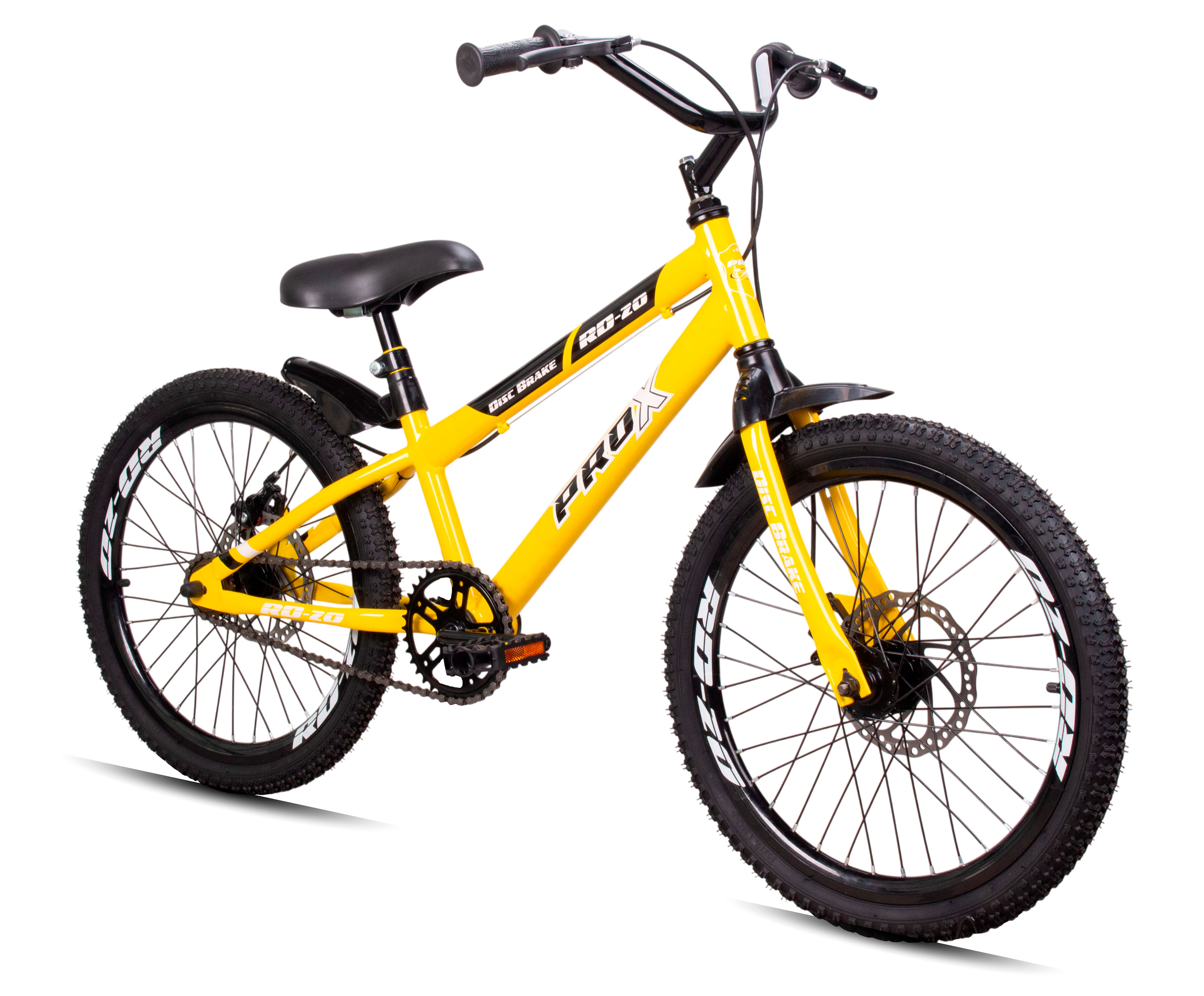 Bicicleta aro 20 pro-x rd20 freio a disco - 2026 - amarelo