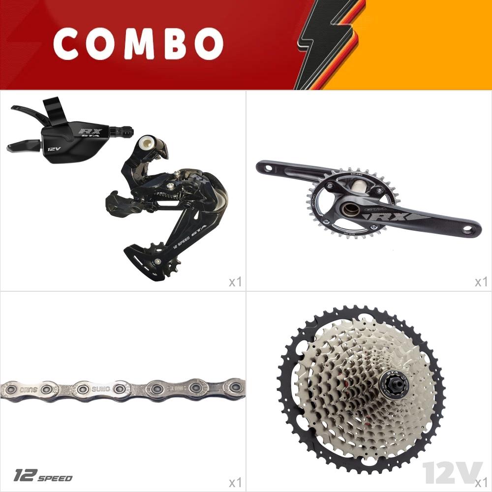Combo 1x kit relação 12v - rx - confira itens